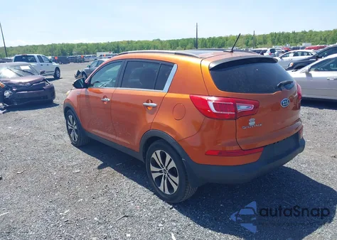 2011 Kia Sportage Ex from USA, damaged, VIN KNDPCCA29B7162940